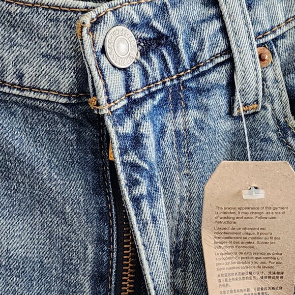 NWT Levi's 512 Slim Taper Jeans Paint Splatter Blue Mens 32x32 - Picture 4 of 7